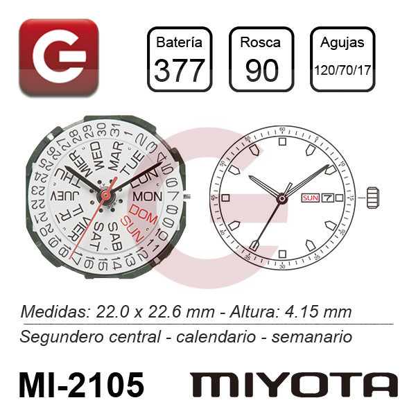 MIYOTA 2105