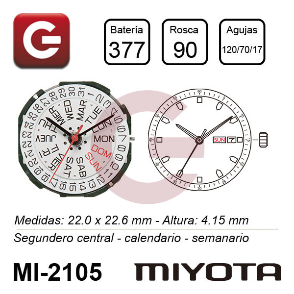 MIYOTA 2105