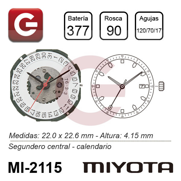 MIYOTA 2115