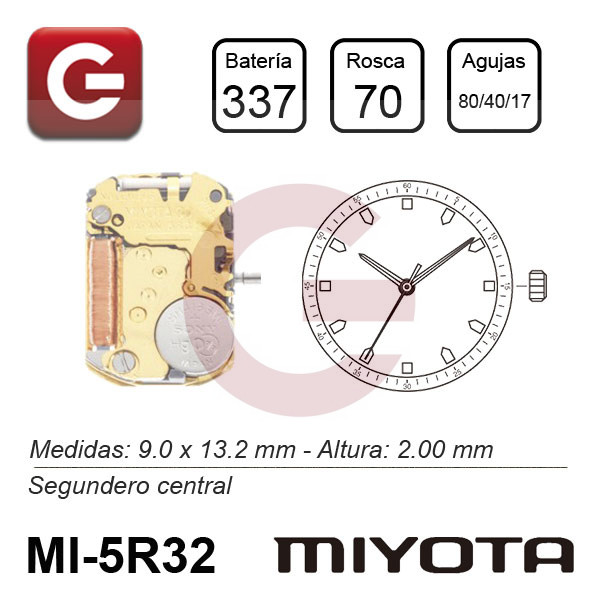 MIYOTA 5R32