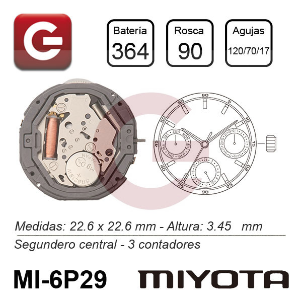 MIYOTA 6P29