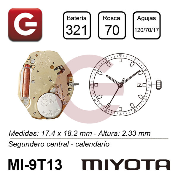 MIYOTA 9T13 