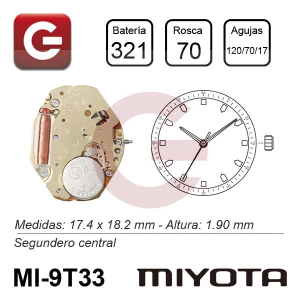 MIYOTA 9T33