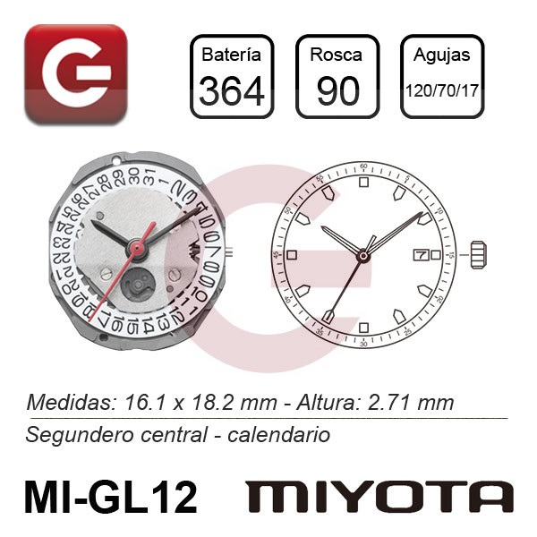 MIYOTA GL10 - GL12