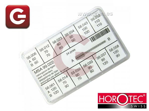 Surtido de 24 prolongadores