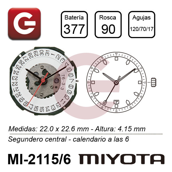 MIYOTA 2115/6