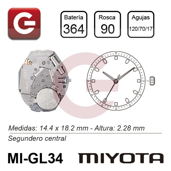 MIYOTA GL34
