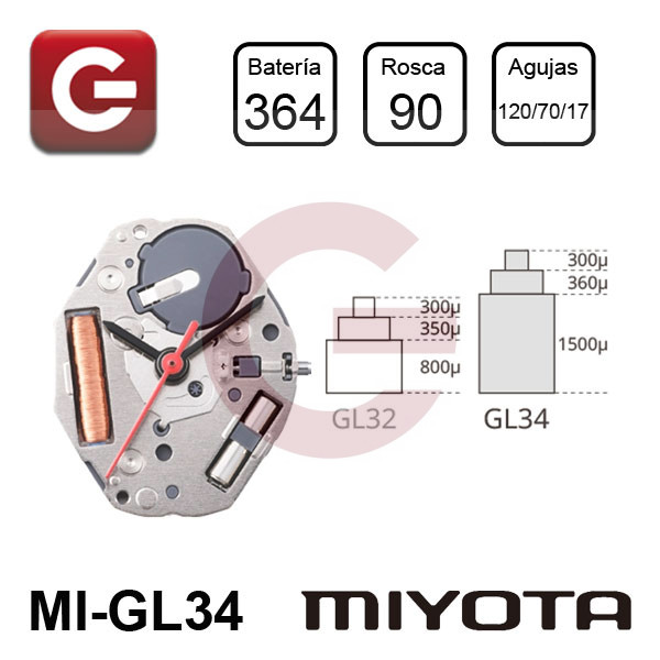 MIYOTA GL34