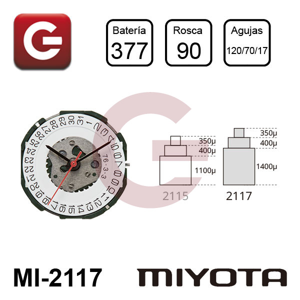 MIYOTA 2117