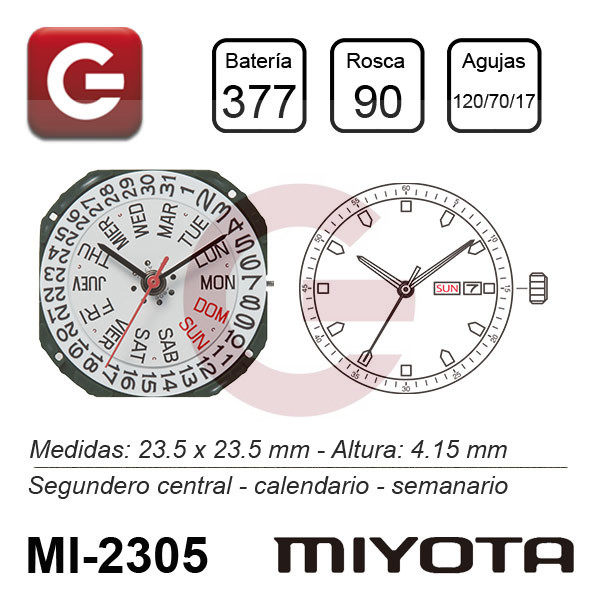 MIYOTA 2305