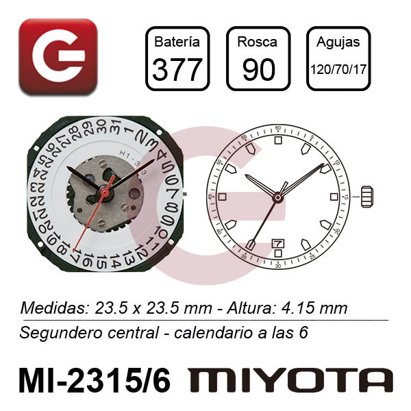 MIYOTA 2315/6