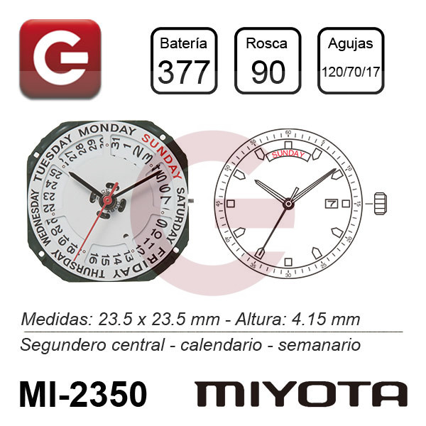 MIYOTA 2350