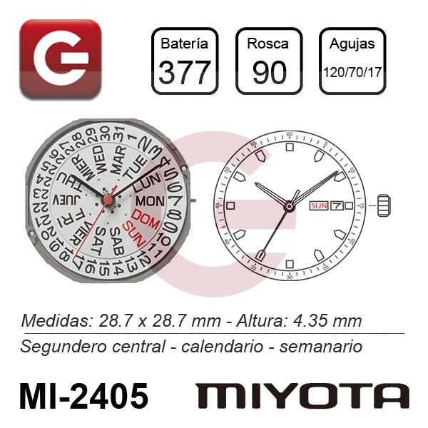 MIYOTA 2405