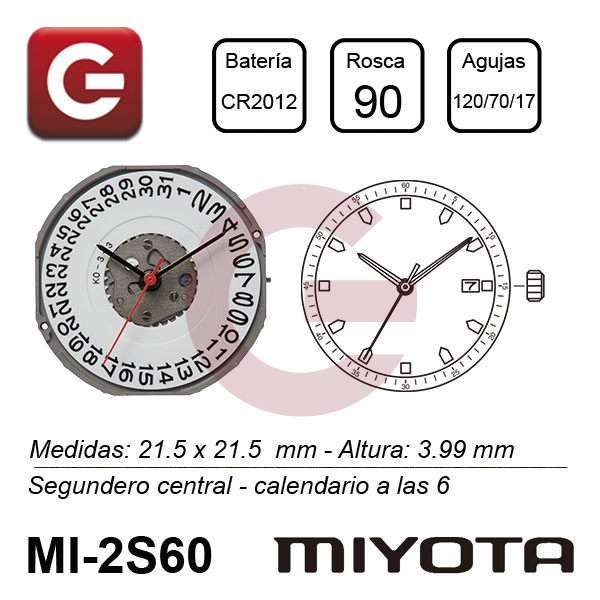 MIYOTA 2S60