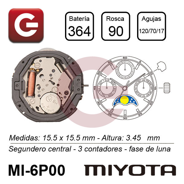 MIYOTA 6P00