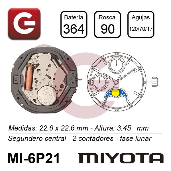 MIYOTA 6P21