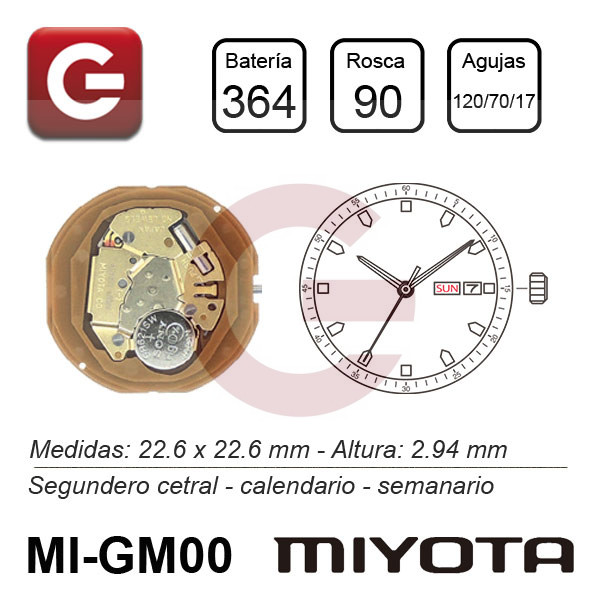 MIYOTA GM00