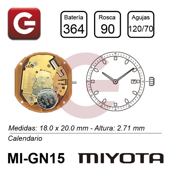 MIYOTA GN15