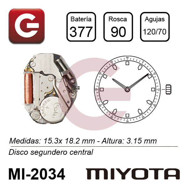 MIYOTA 2034