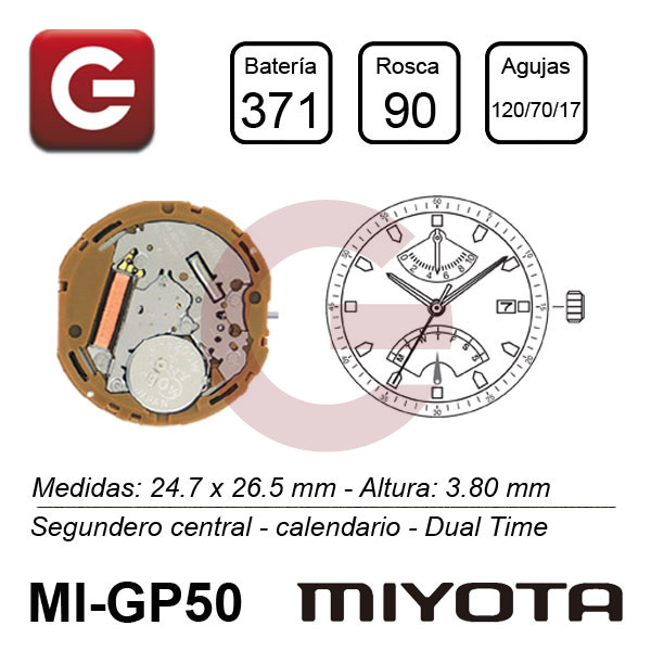 MIYOTA GP50