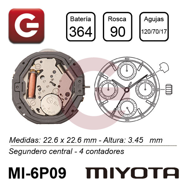 MIYOTA 6P09