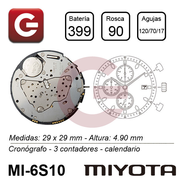 MIYOTA 6S10 MIYOTA 6S10