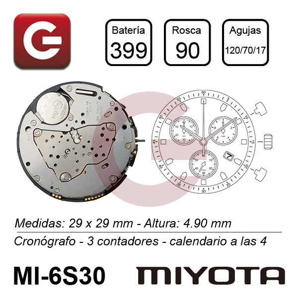 MIYOTA 6S30