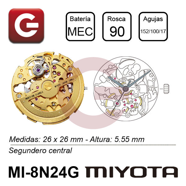MIYOTA 8N24G