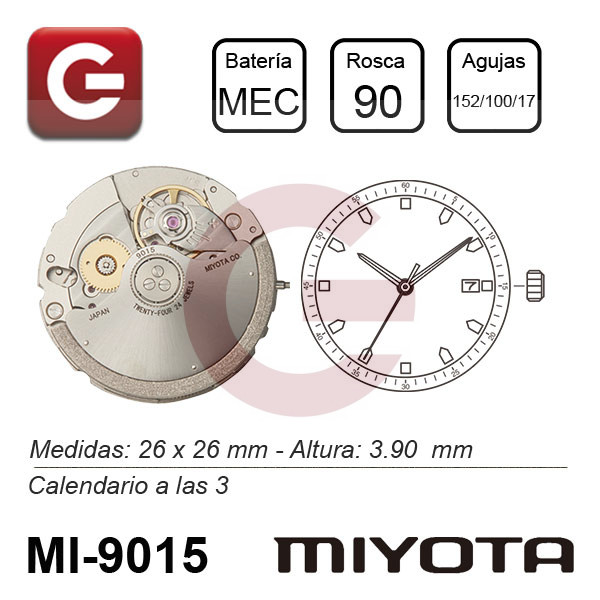 MIYOTA 9015