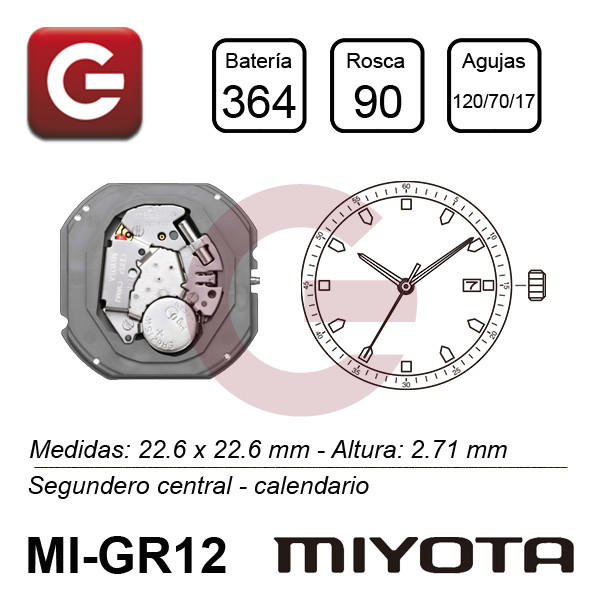 MIYOTA GR12