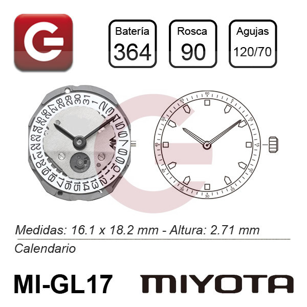 MIYOTA GL17