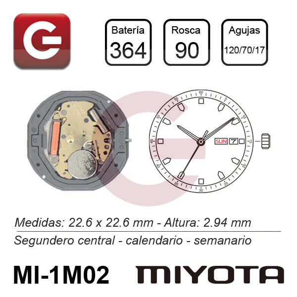 MIYOTA 1M02