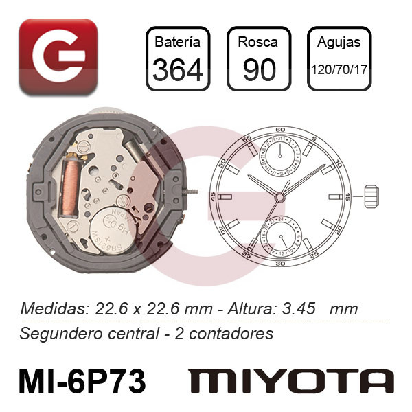 MIYOTA 6P73