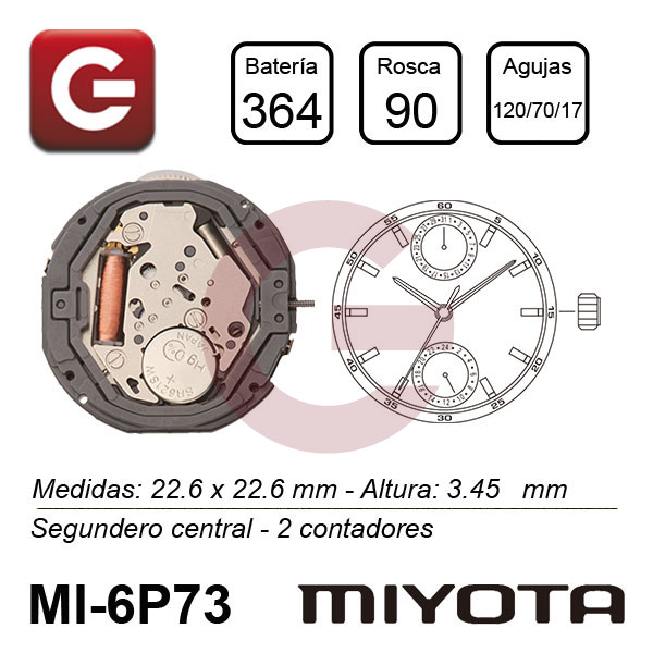 MIYOTA 6P73