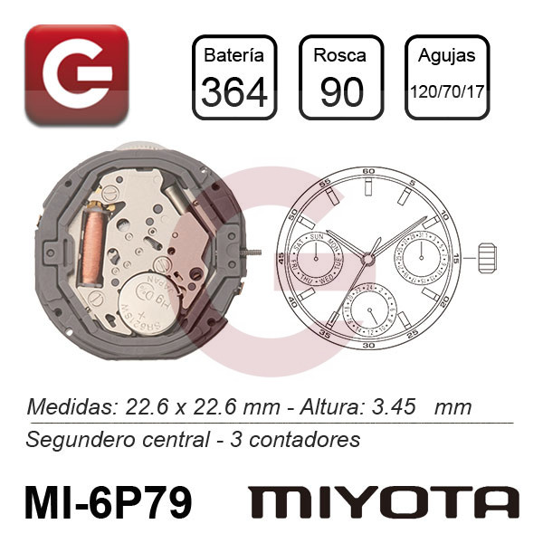 MIYOTA 6P79