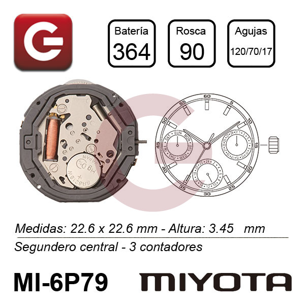 MIYOTA 6P79