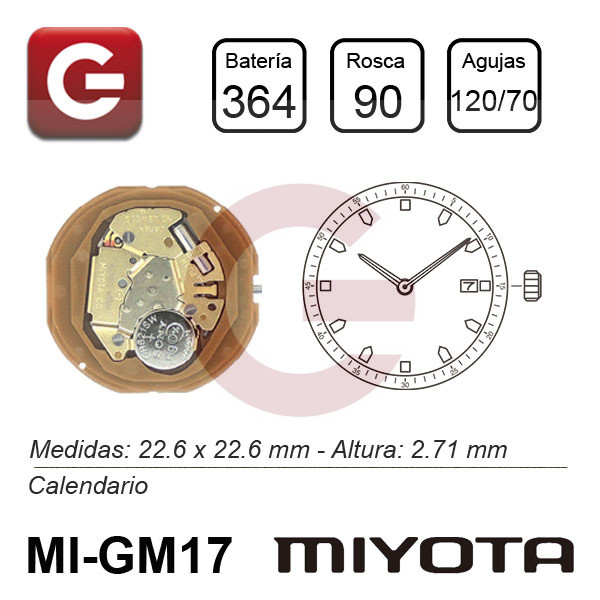 MIYOTA GM17