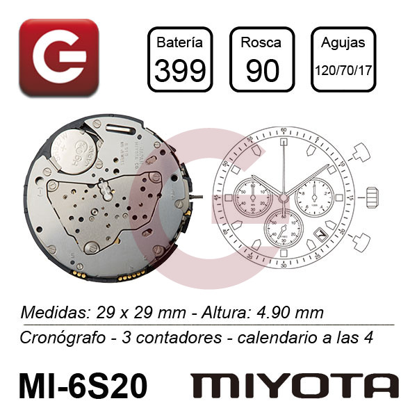 MIYOTA 6S20