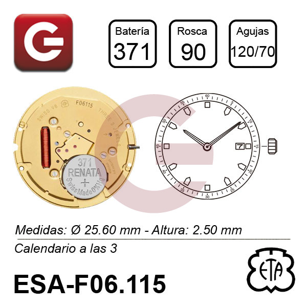 ESA F06.115 SIN SEGUNDERO 