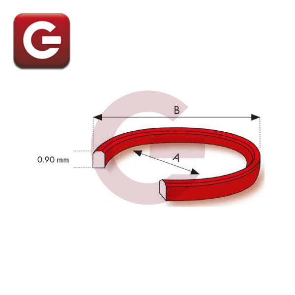 JUNTA ROJA NYLON - Ø 18,50