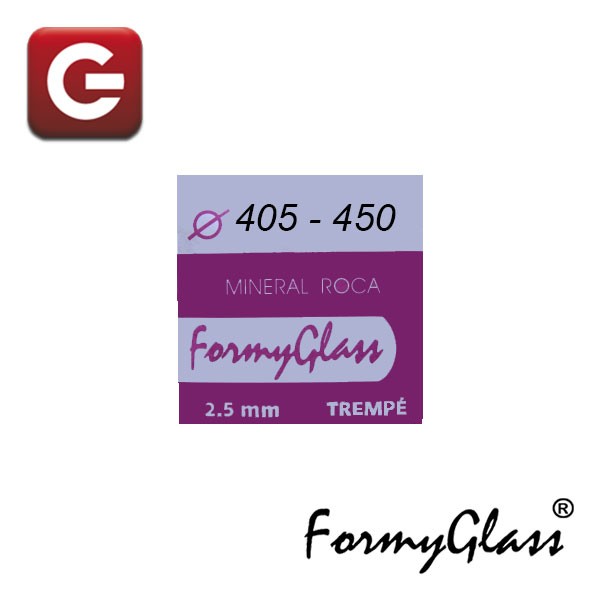 MINERAL PLANO 2.50 mm - DIÁMETROS Ø 405 - 450 MINERAL PLANO 2.50 mm - DIÁMETROS Ø 405 - 450