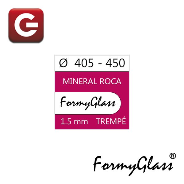 MINERAL PLANO 1,50 mm - DIÁMETROS Ø 405 - 450 MINERAL PLANO 1,50 mm - DIÁMETROS Ø 405 - 450
