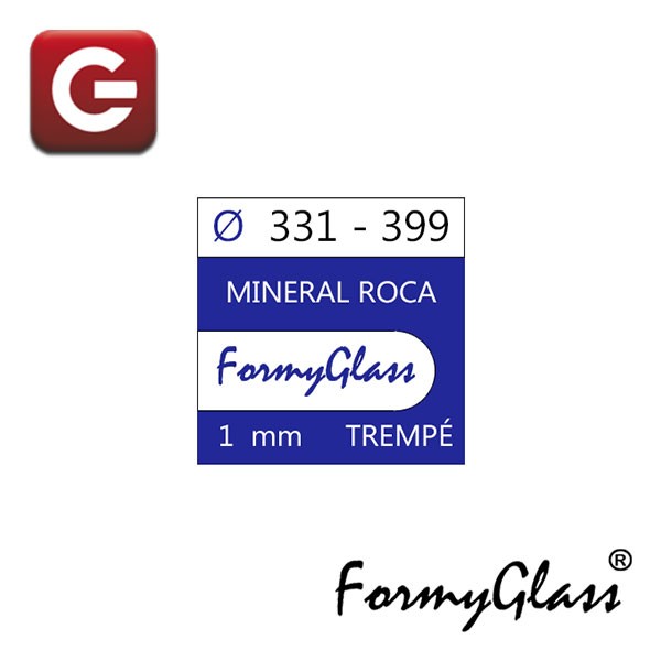 MINERAL PLANO 1.00 mm - DIÁMETROS Ø 331 - 399