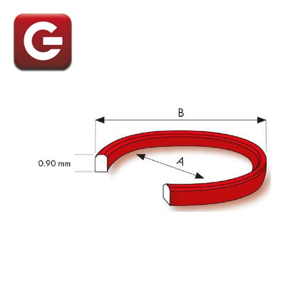JUNTA ROJA NYLON - Ø 18,50