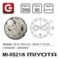 MIYOTA OS21/6