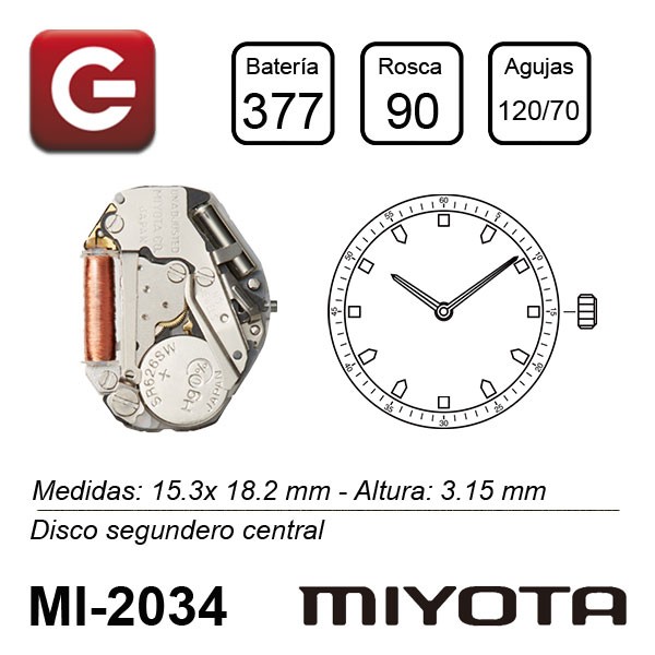 MIYOTA 2034
