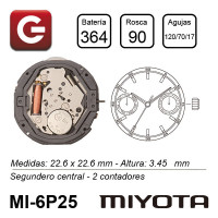 MIYOTA 6P25