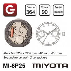 MIYOTA 6P25
