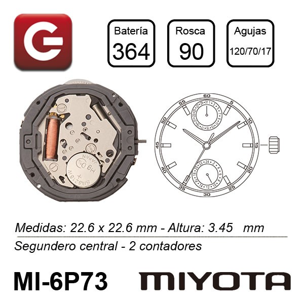 MIYOTA 6P73