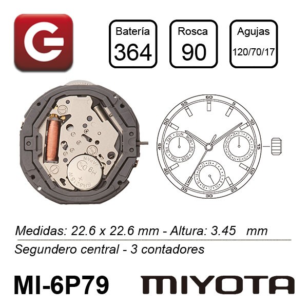 MIYOTA 6P79